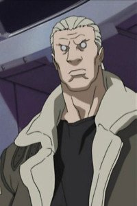 Combat cyborg Batou.