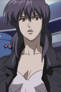 Major Motoko Kusanagi.