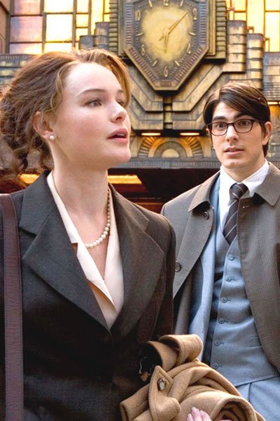 Kate Bosworth and Brandon Routh as Louis Lane and Clark Kent.