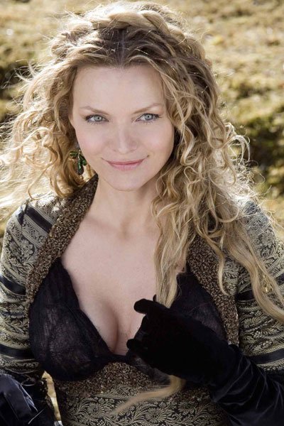Michelle Pfeiffer as Lamia, the Witch Queen.