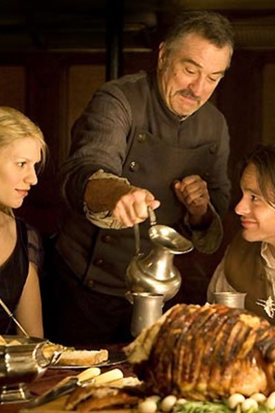 Robert De Niro, Claire Danes and Charlie Cox as Captain Shakespeare, Yvaine and Tristan