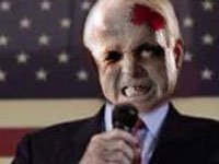 A zombified John McCain.
