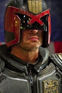 Karl Urban as Judge Dredd