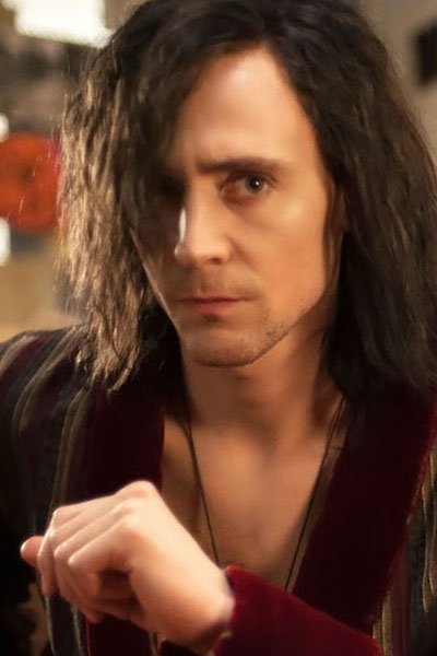 Tom Hiddleston as Adam.