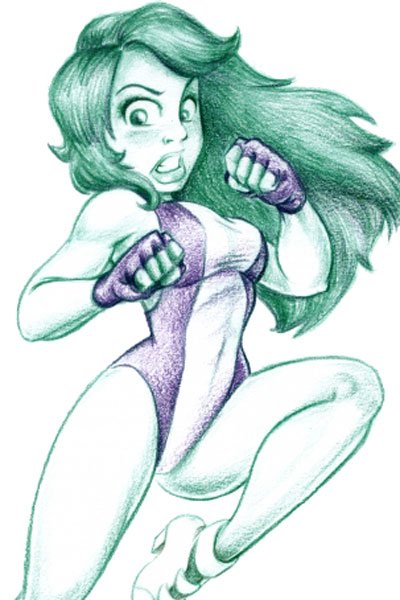 She-Hulk leaps into action!