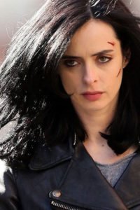 Krysten Ritter as Jessica Jones.